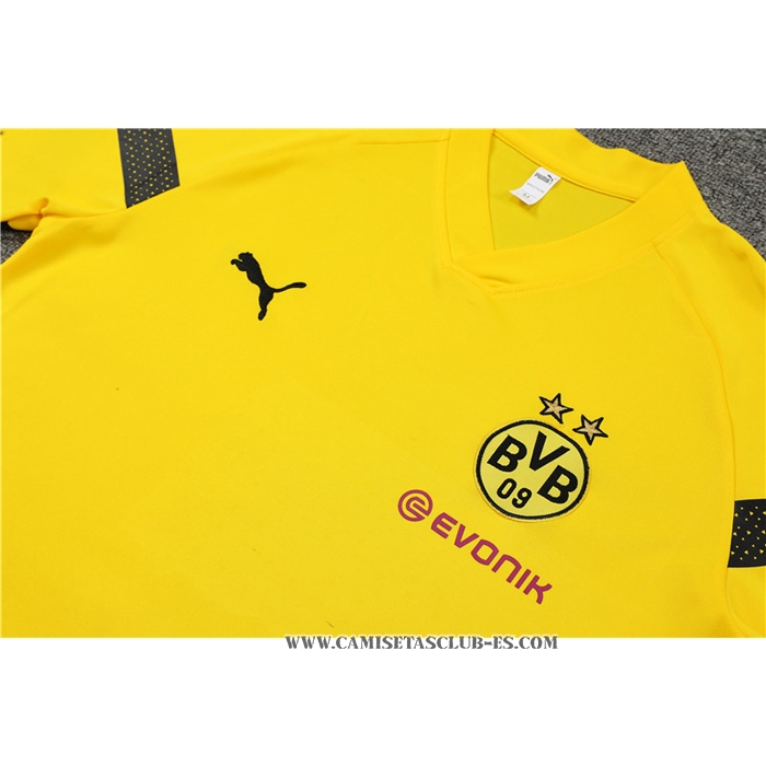 Camiseta de Entrenamiento Borussia Dortmund 22-23 Amarillo